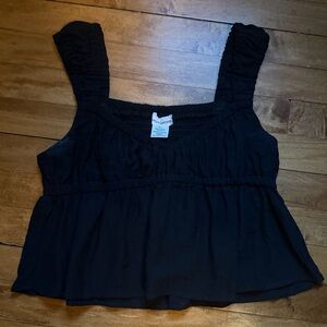 Free People Black Tank